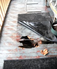 Porch of disabled in Irvine